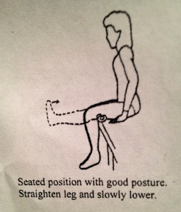 With good posture...